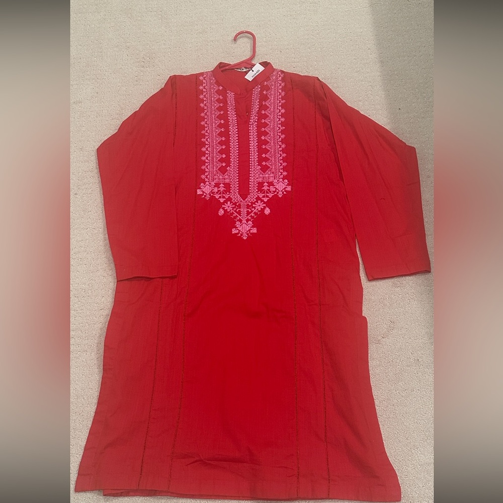 Pakistani Indian embroidery kurti